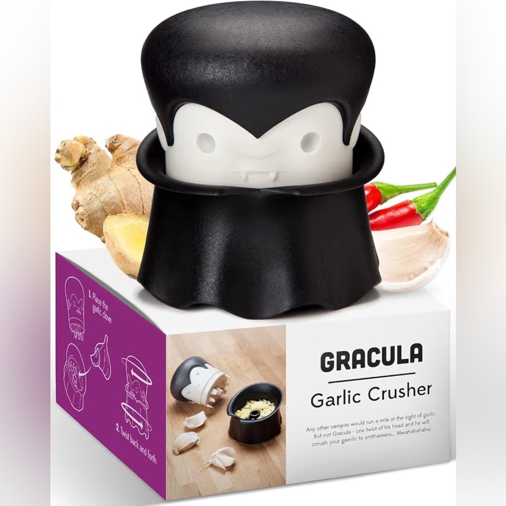 NWT Gracula Garlic Crusher